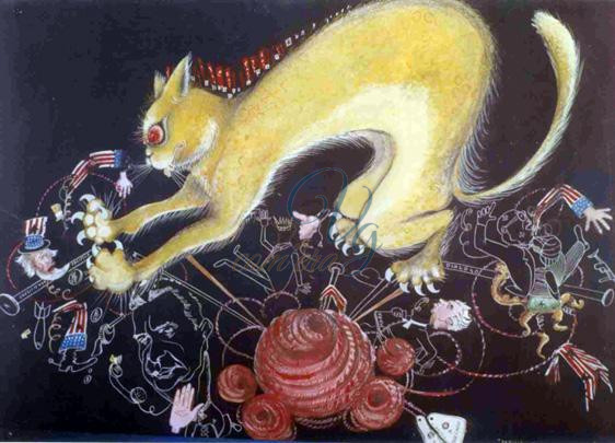 Bozzetto di Lazzarini Viareggio Anno 1969