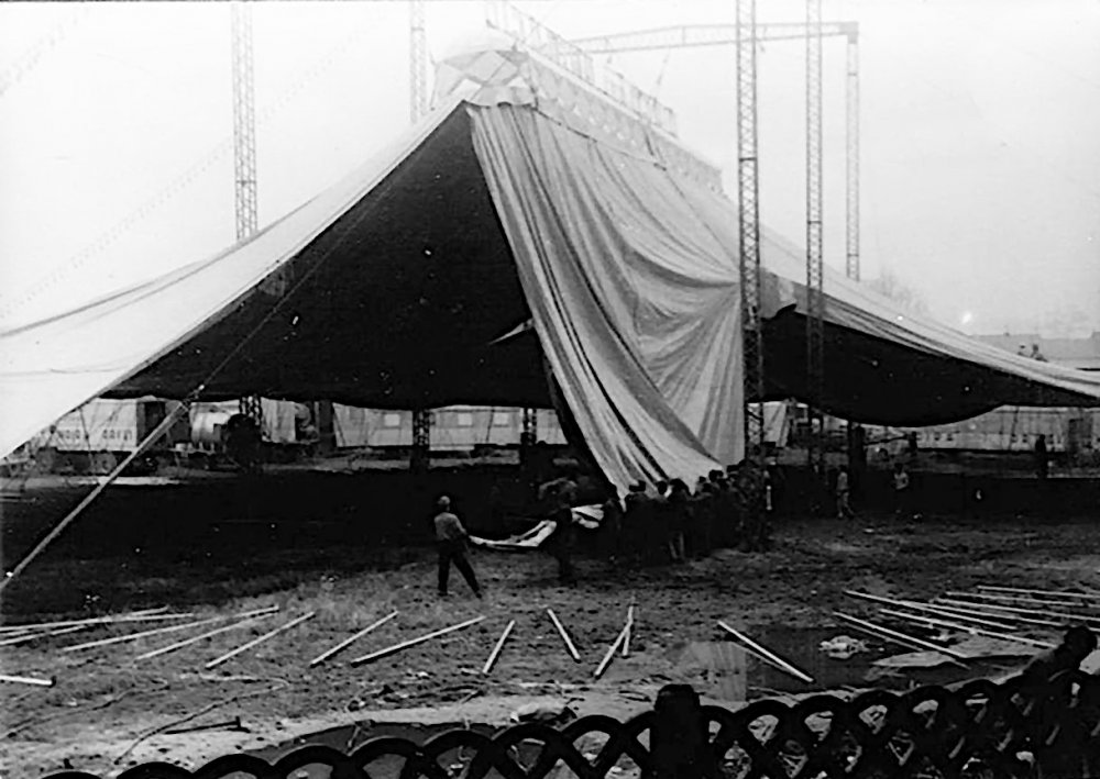 Allestimento del Circo Viareggio Anni '70