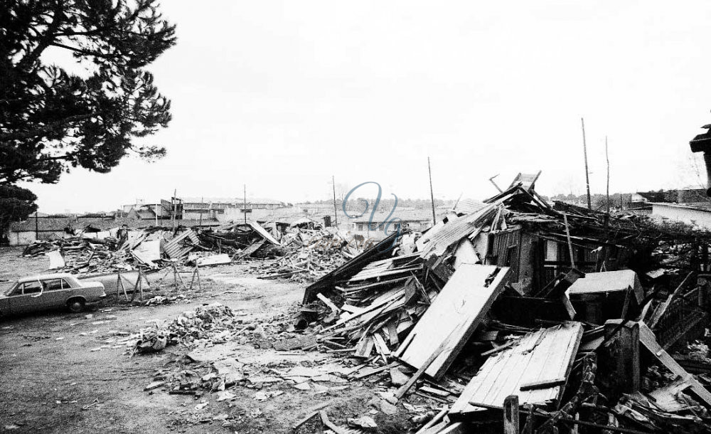 Distruzione delle Baracche Viareggio Anni '70