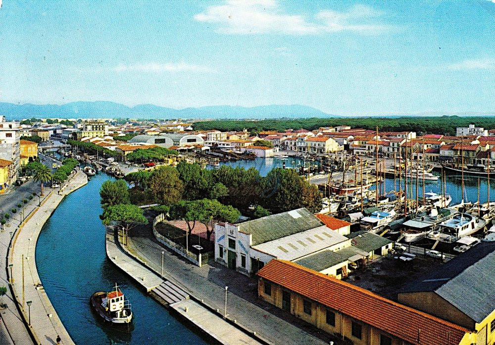 Panorama Darsena Viareggio Anni '70
