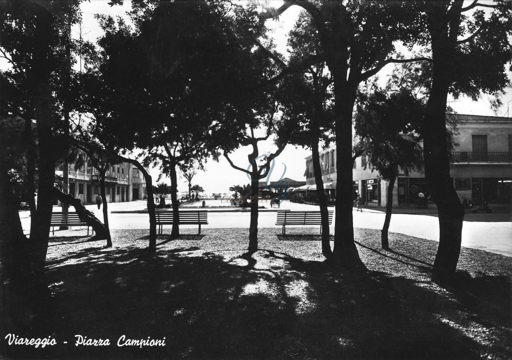 Piazza Campioni Viareggio Anni '70