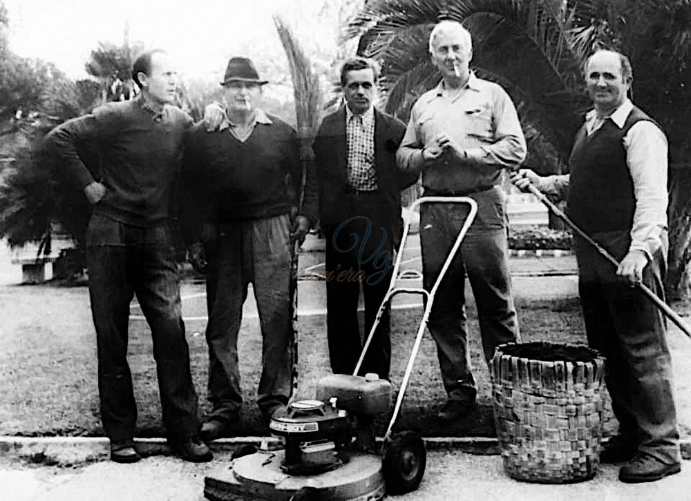Squadra manutenzione parchi e giardini Viareggio Anni '70