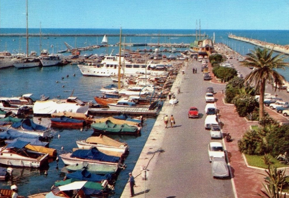 Veduta sul porto Viareggio Anni '70