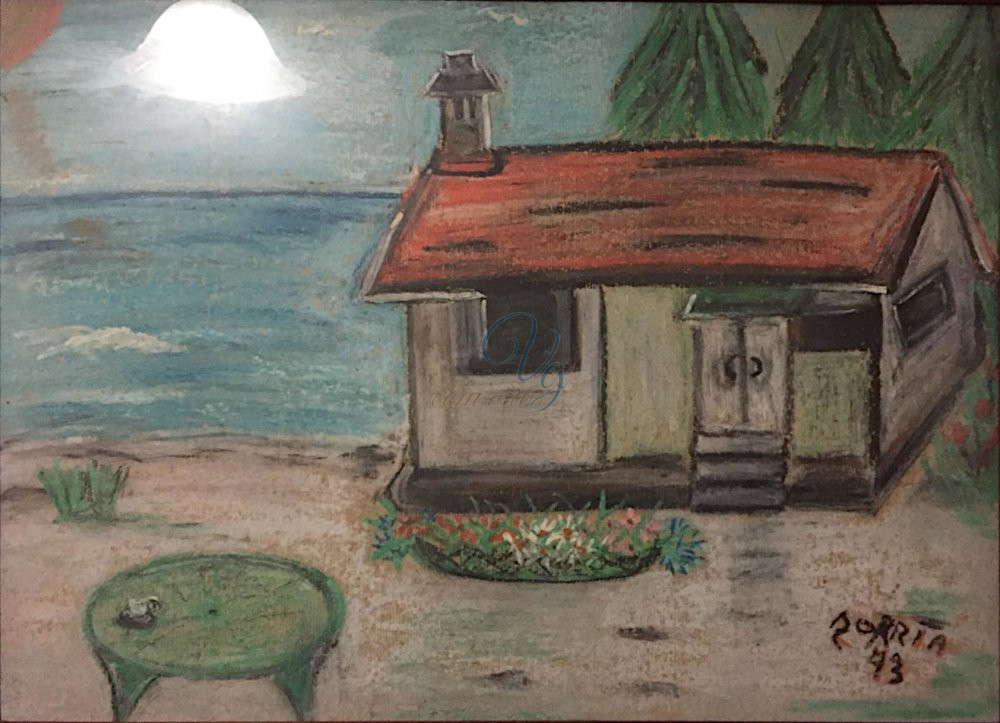 Dipinto della Zorria Viareggio Anno 1973