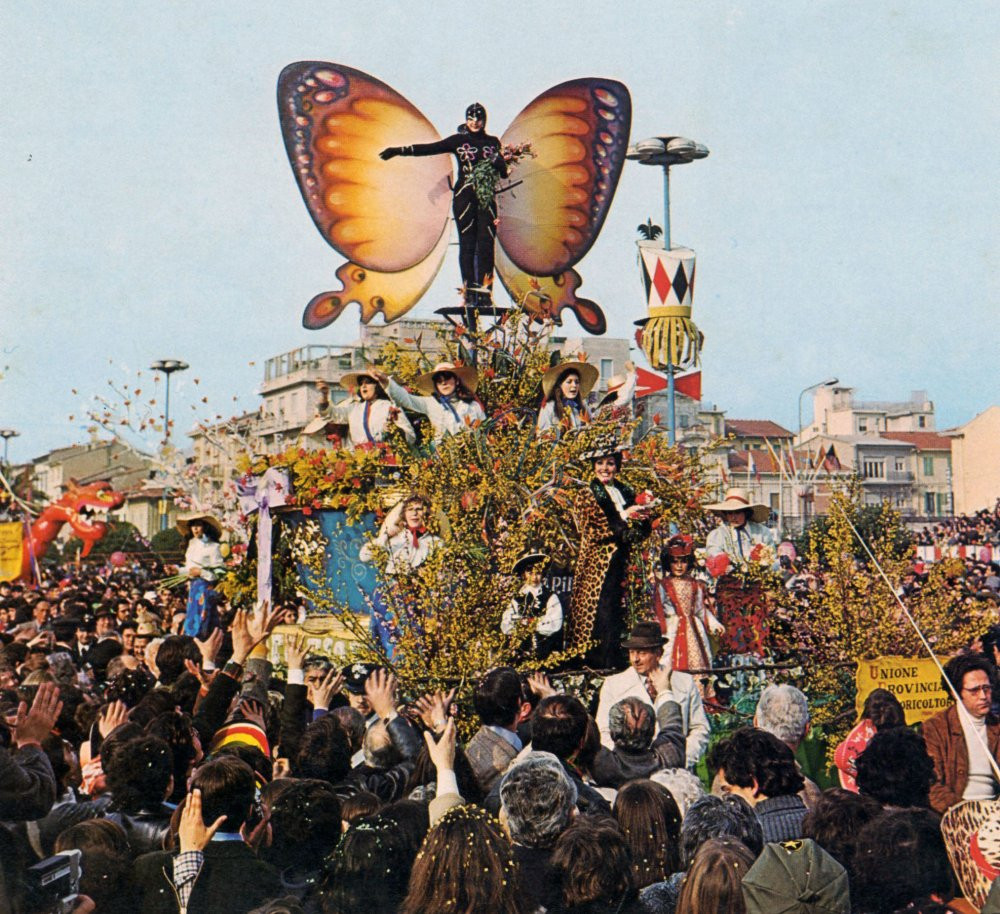 La farfalla Viareggio Anno 1976