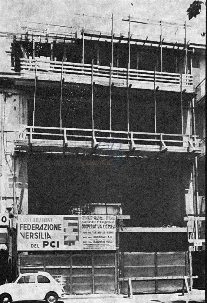 Costruzione sede PC Viareggio Anno 1977
