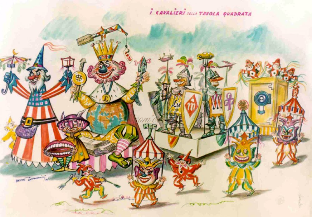 I cavalieri della tavola quadrata Viareggio Anno 1979