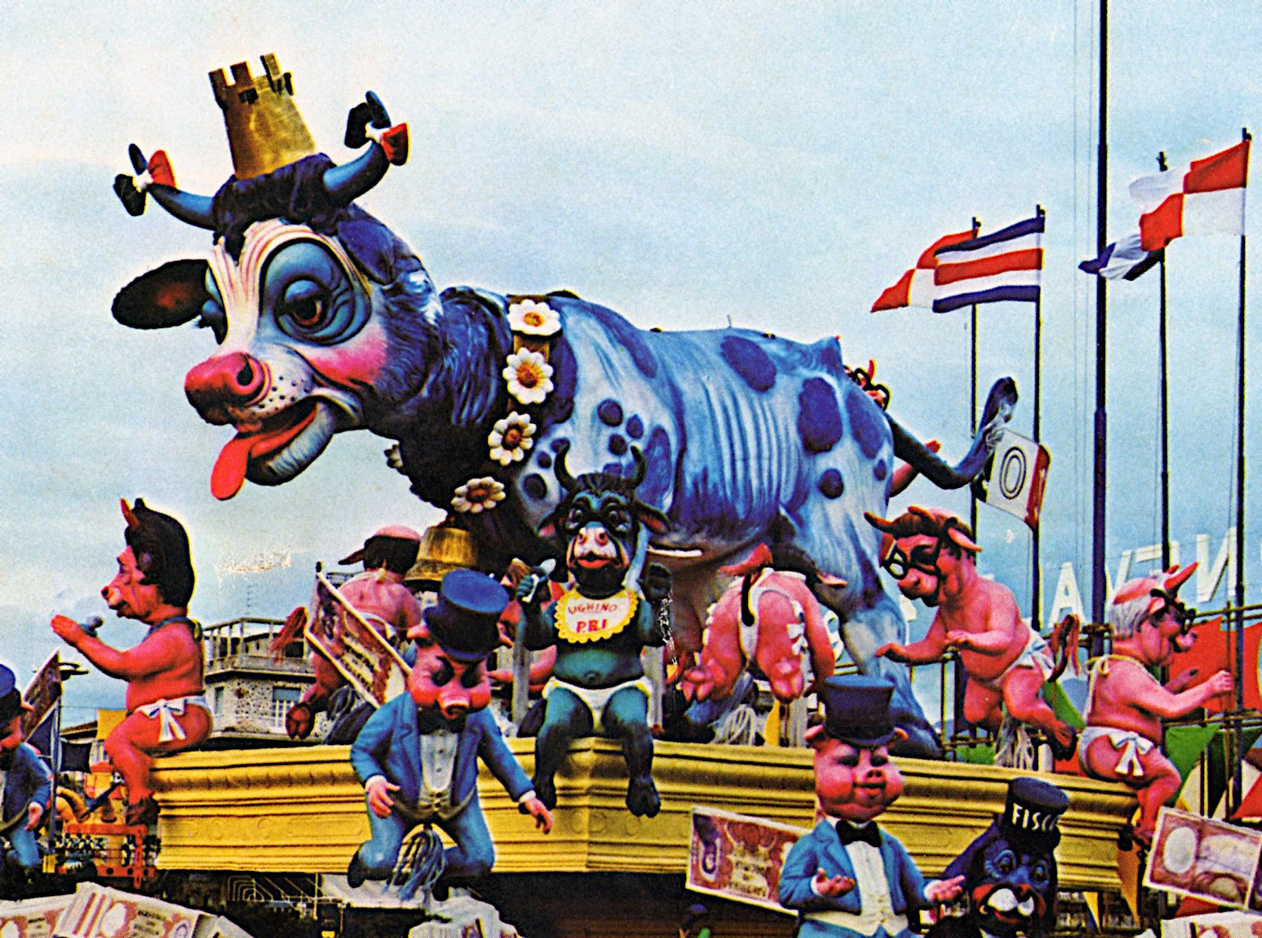 La vacca capitolina Viareggio Anno 1979