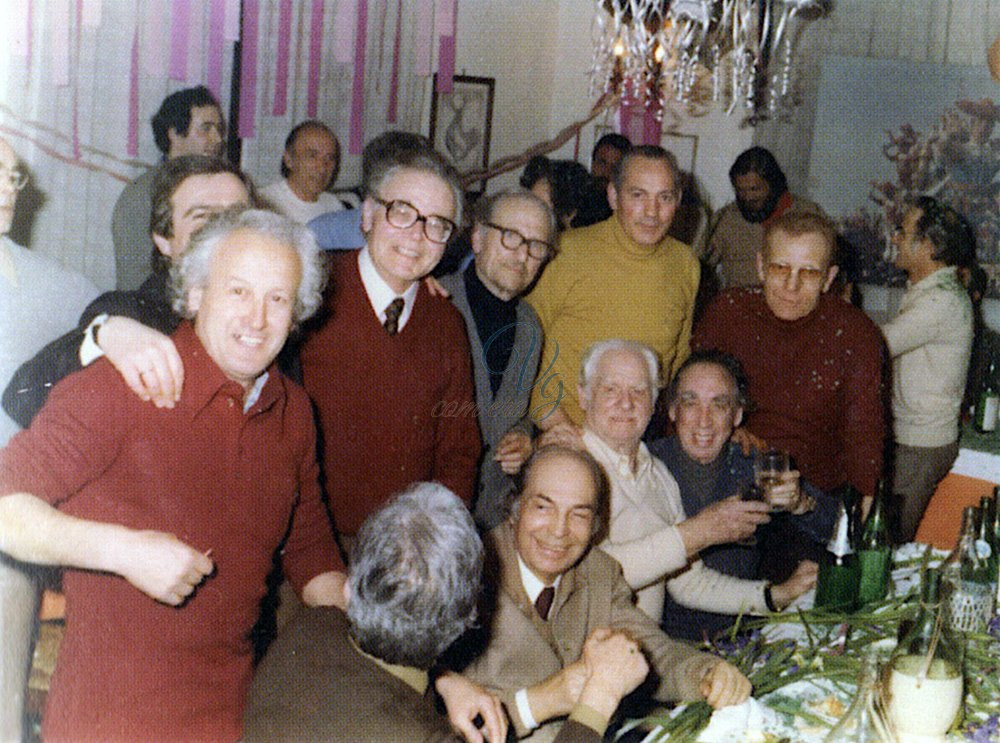 Cena dei carristi Viareggio Anno 1980