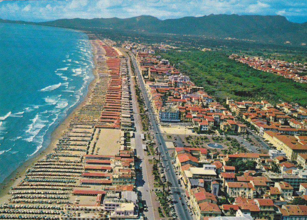 Panorama Spiaggia Viareggio Anni '80