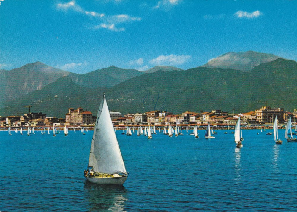 Vele sul mare e Alpi Apuane Viareggio Anni '80