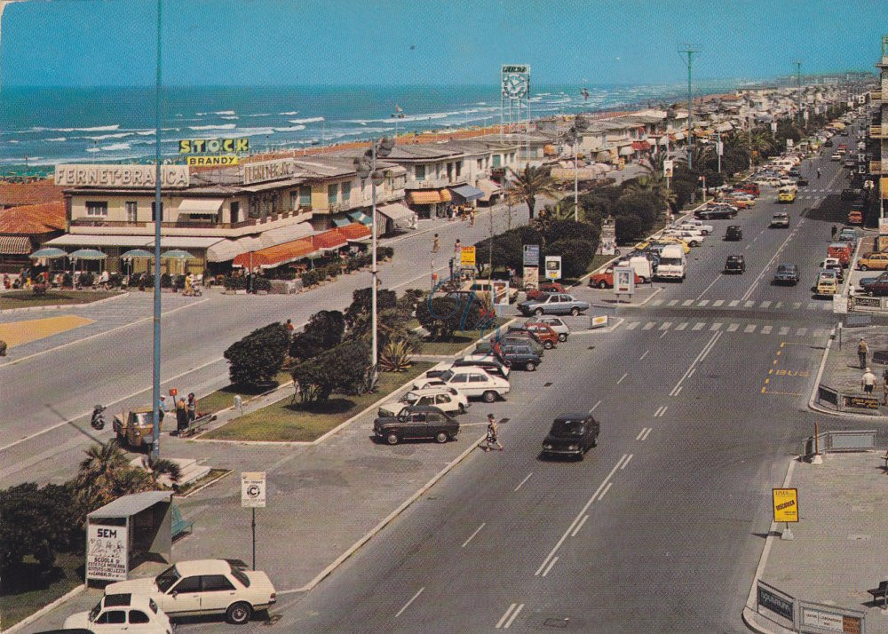 Viale a mare Viareggio Anni '80