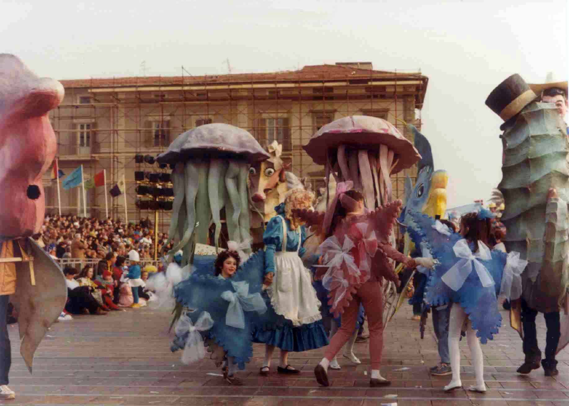 Alice al carnevale Viareggio Anno 1984