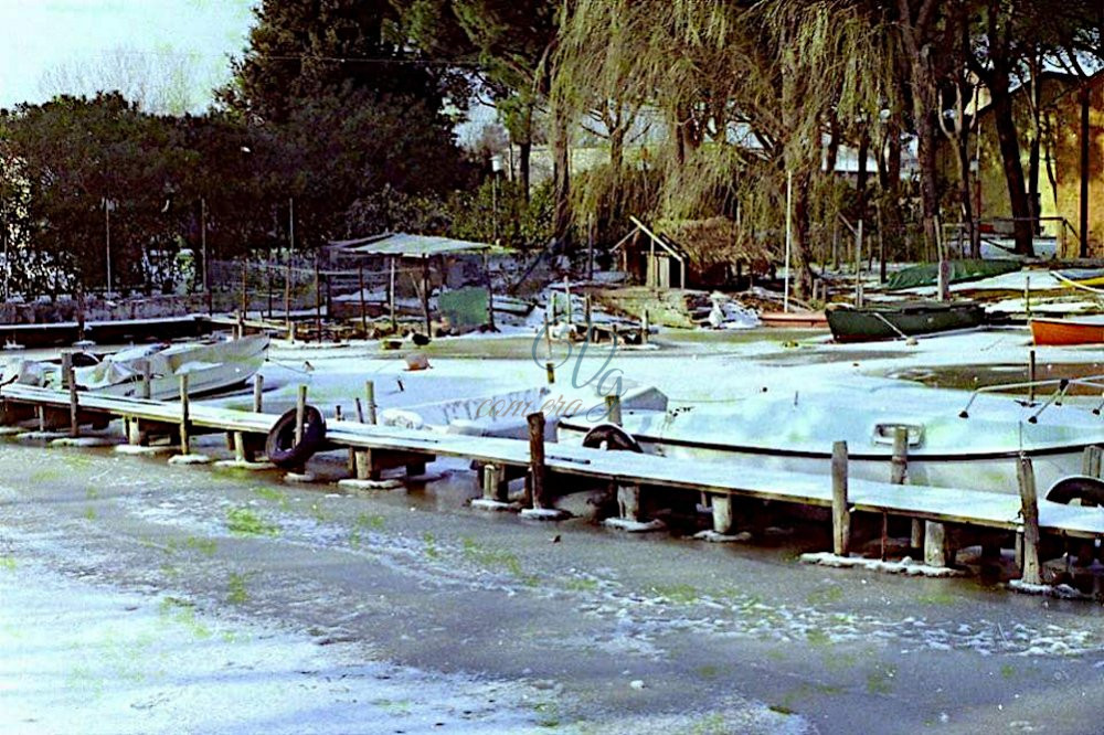 Lago ghiacciato Viareggio Anno 1985