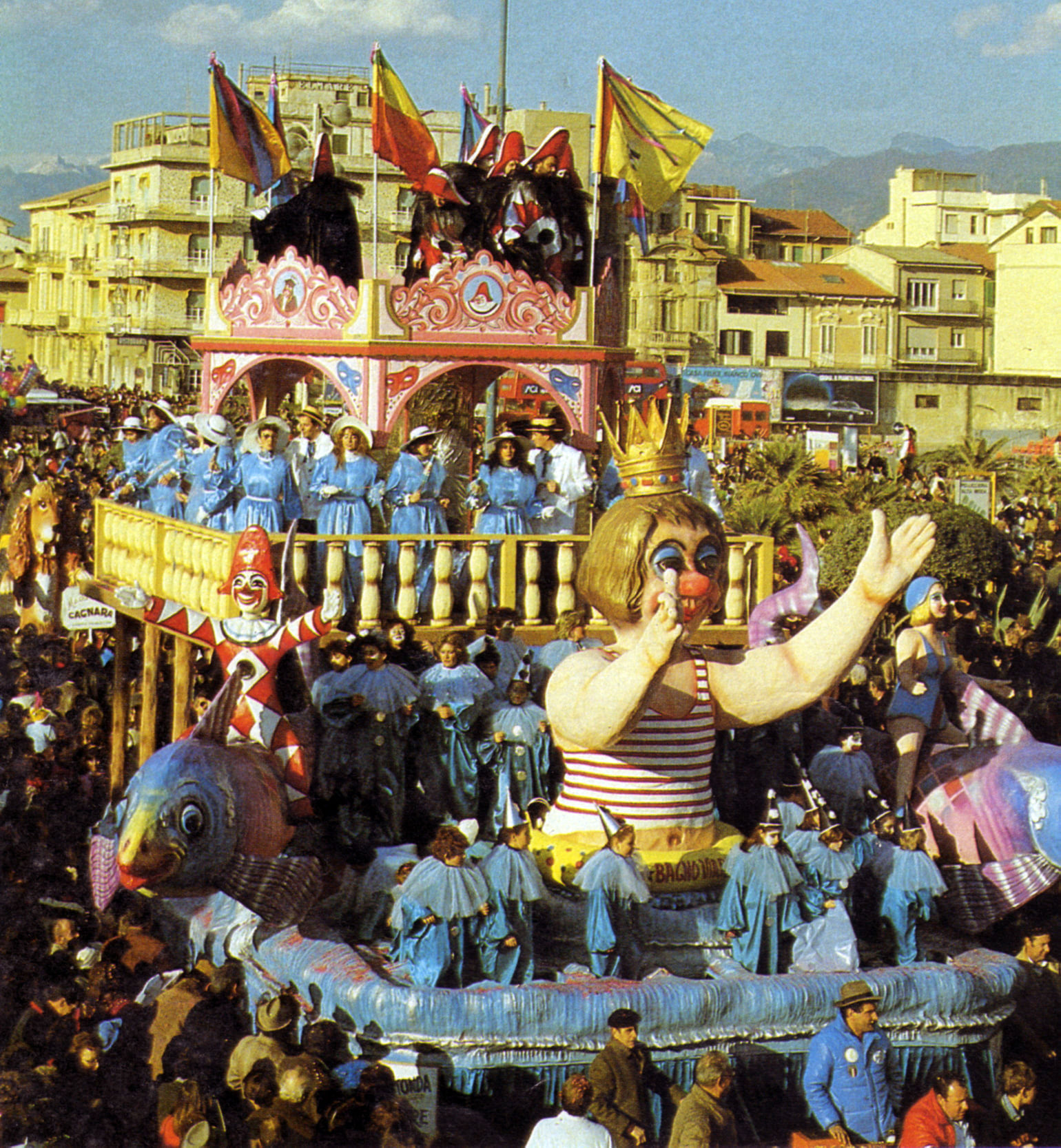 Una rotonda sul mare Viareggio Anno 1986