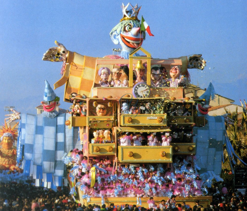 Carnevale nel cassetto Viareggio Anno 1989