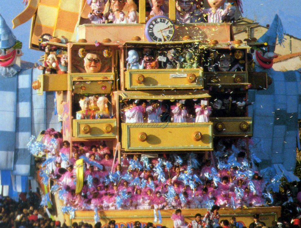 Carnevale nel cassetto Viareggio Anno 1989