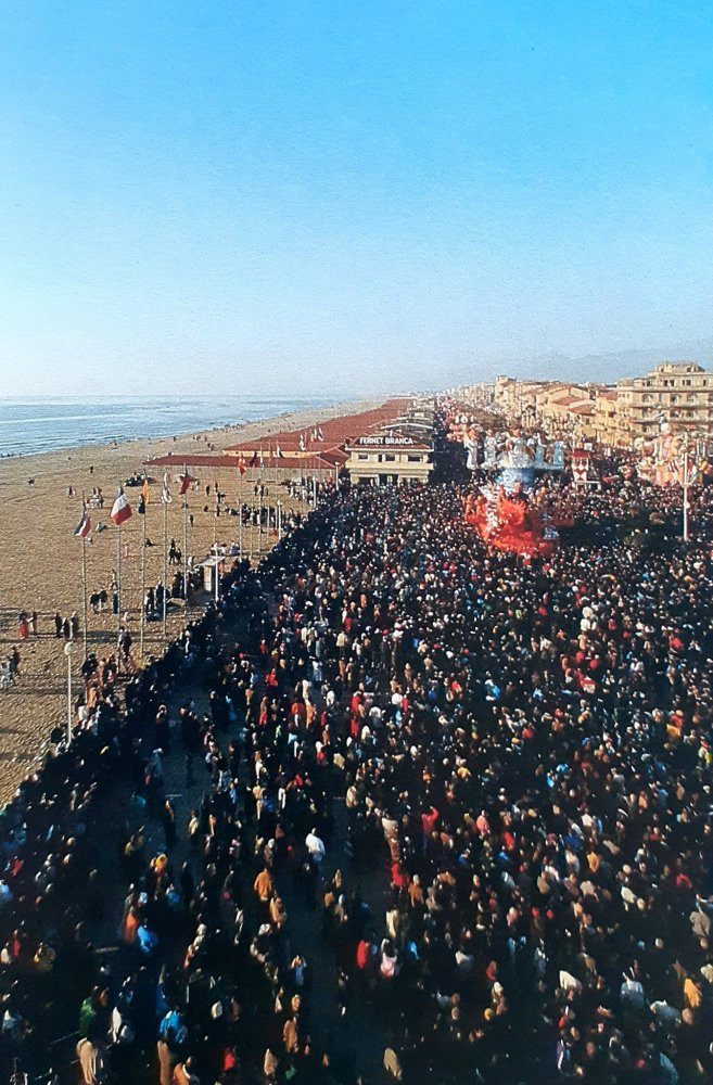 Folla di Carnevale Viareggio Anno 1989