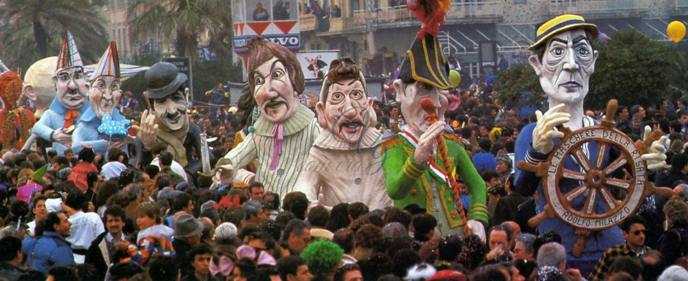 Le maschere della risata Viareggio Anno 1990