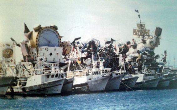 Carnevale estivo in darsena Viareggio Anno 1996