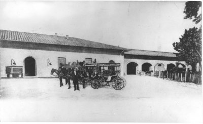 Piazza della Stazione vecchia - Anno 1880