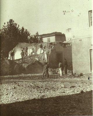 Demolizione palazzo del Commissario - Anno 1933