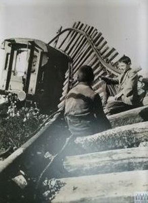 Stazione bombardata - Anno 1943