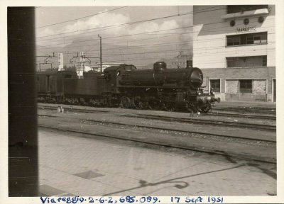 Locomotiva a vapore - Anno 1951
