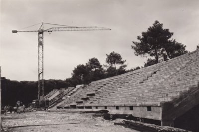 Costruzione dello stadio - Anno 1959