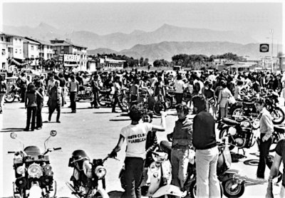 Raduno motociclistico - Anno 1972