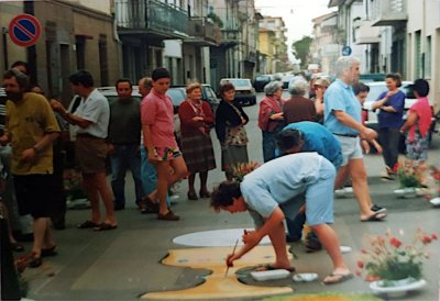 Preparazione Corpus Domini - Anni '80