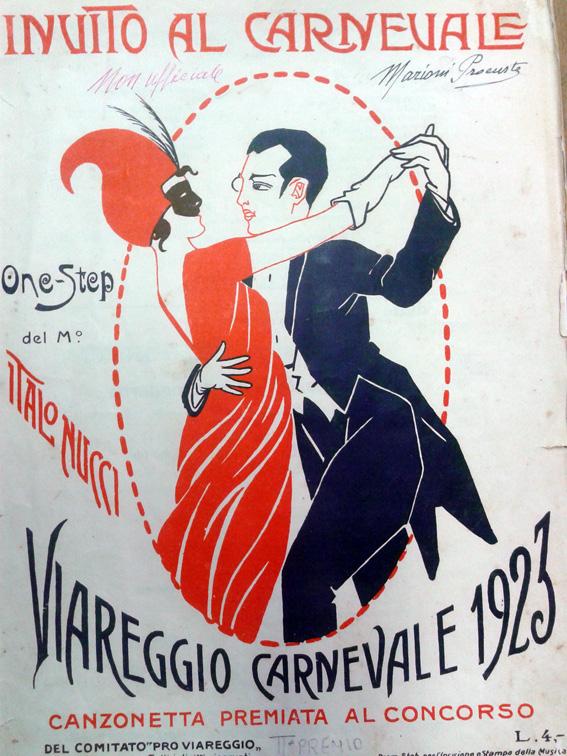 Manifesto ufficiale Carnevale di Viareggio 1923