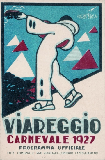 Manifesto ufficiale Carnevale di Viareggio 1927