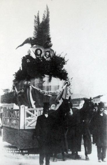 La coppa dei fiori di Pietro Tofanelli - Carri piccoli - Carnevale di Viareggio 1910