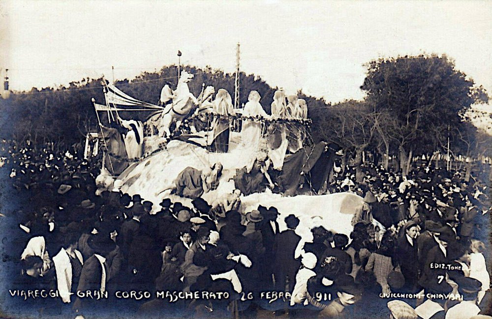 Il trionfo del progresso di Guido Baroni - Carri piccoli - Carnevale di Viareggio 1911