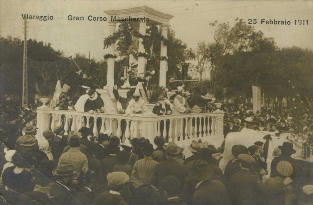 La regina del carnevale di  - Carri piccoli - Carnevale di Viareggio 1911