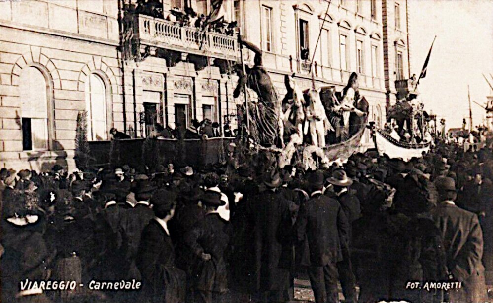 Nettuno al carnevale di Paolo Gemignani - Carri piccoli - Carnevale di Viareggio 1911