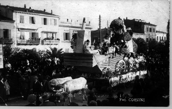 La balia delle maschere di Leandro Balena - Carri grandi - Carnevale di Viareggio 1923