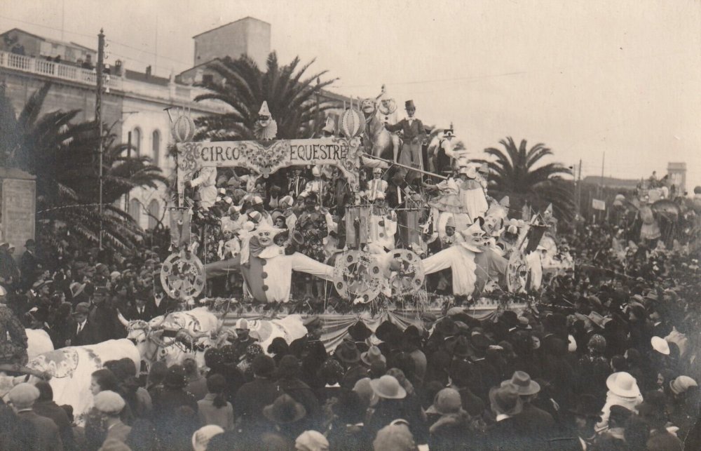 Il circo equestre di Guido Baroni - Carri grandi - Carnevale di Viareggio 1924