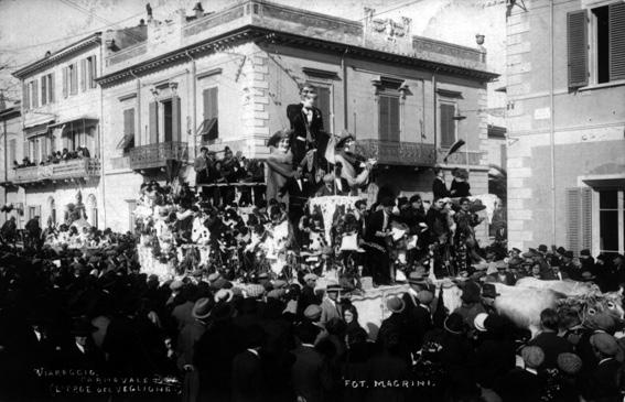 L’eroe del veglione di Alighiero Cattani - Carri grandi - Carnevale di Viareggio 1924