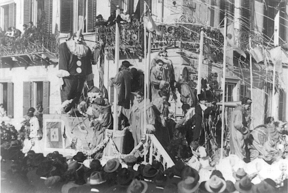 Tre palle un soldo di Mario Tofanelli - Carri grandi - Carnevale di Viareggio 1924