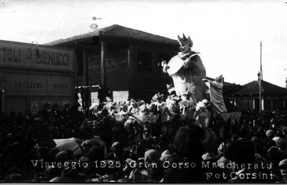I pagliacci al carnevale di Fulvio Pieraccini - Carri piccoli - Carnevale di Viareggio 1925