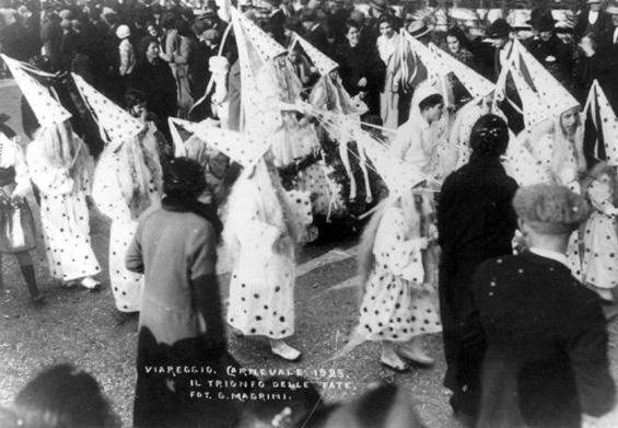 Il trionfo delle fate di Roma Tamagnini - Mascherate di Gruppo - Carnevale di Viareggio 1925