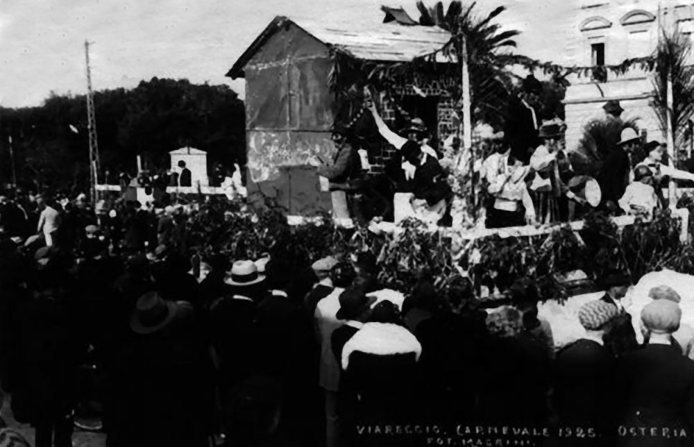 Osteria l aringa di Bisio Gori - Carri piccoli - Carnevale di Viareggio 1925