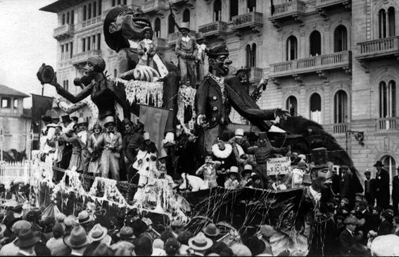 Che sbornia di Mario Scotennazza - Carri grandi - Carnevale di Viareggio 1927