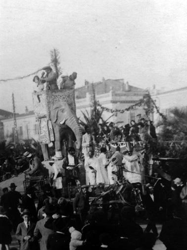 Cavalieri del sogno di A. Antongiovanni - Cavalcate - Carnevale di Viareggio 1928