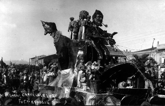 Conserviamoci la vita di Angelo Gori - Mascherate di Gruppo - Carnevale di Viareggio 1928