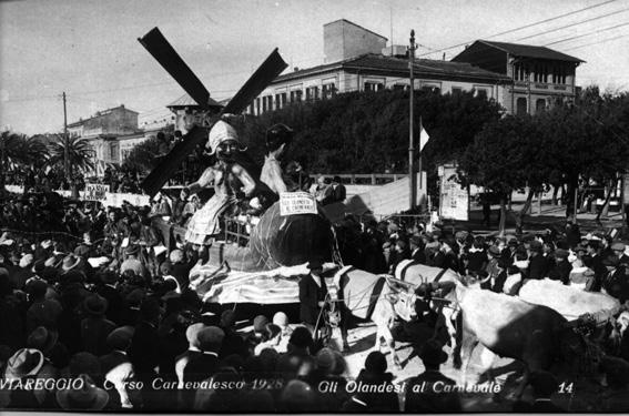 Gli olandesi al carnevale di G. Larcucci - Carri piccoli - Carnevale di Viareggio 1928