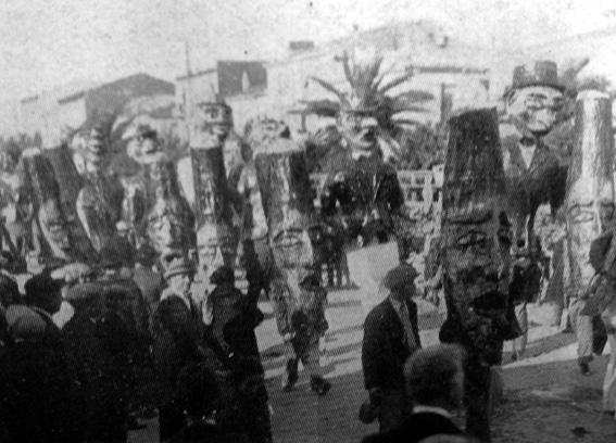I toscani al carnevale di Taddei - Mascherate di Gruppo - Carnevale di Viareggio 1928