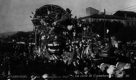 Il babau di  - Maschere Isolate - Carnevale di Viareggio 1928